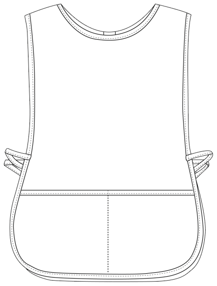 Two-pocket cobbler apron, style 400