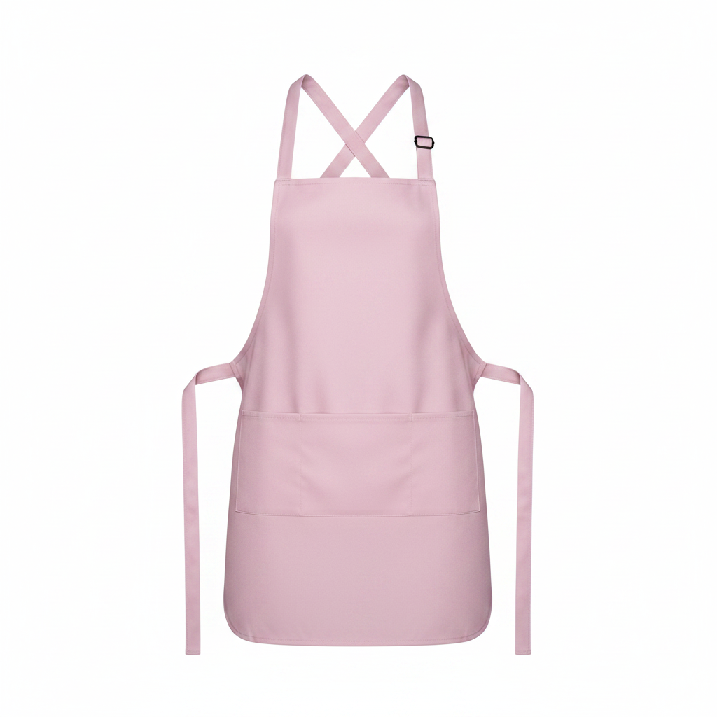 Three-Pocket Bib Apron – clean white background