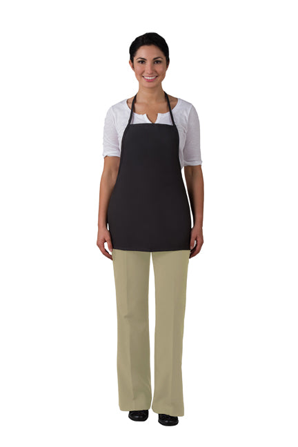 No-pocket promo bib apron, made in USA